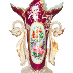 FLORERO DE PORCELANA VIEUX PARÍS
