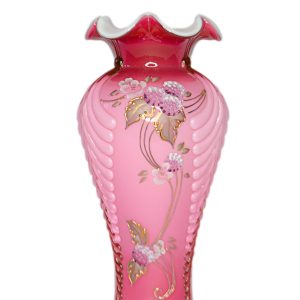 FLORERO CRISTALERÍA FENTON