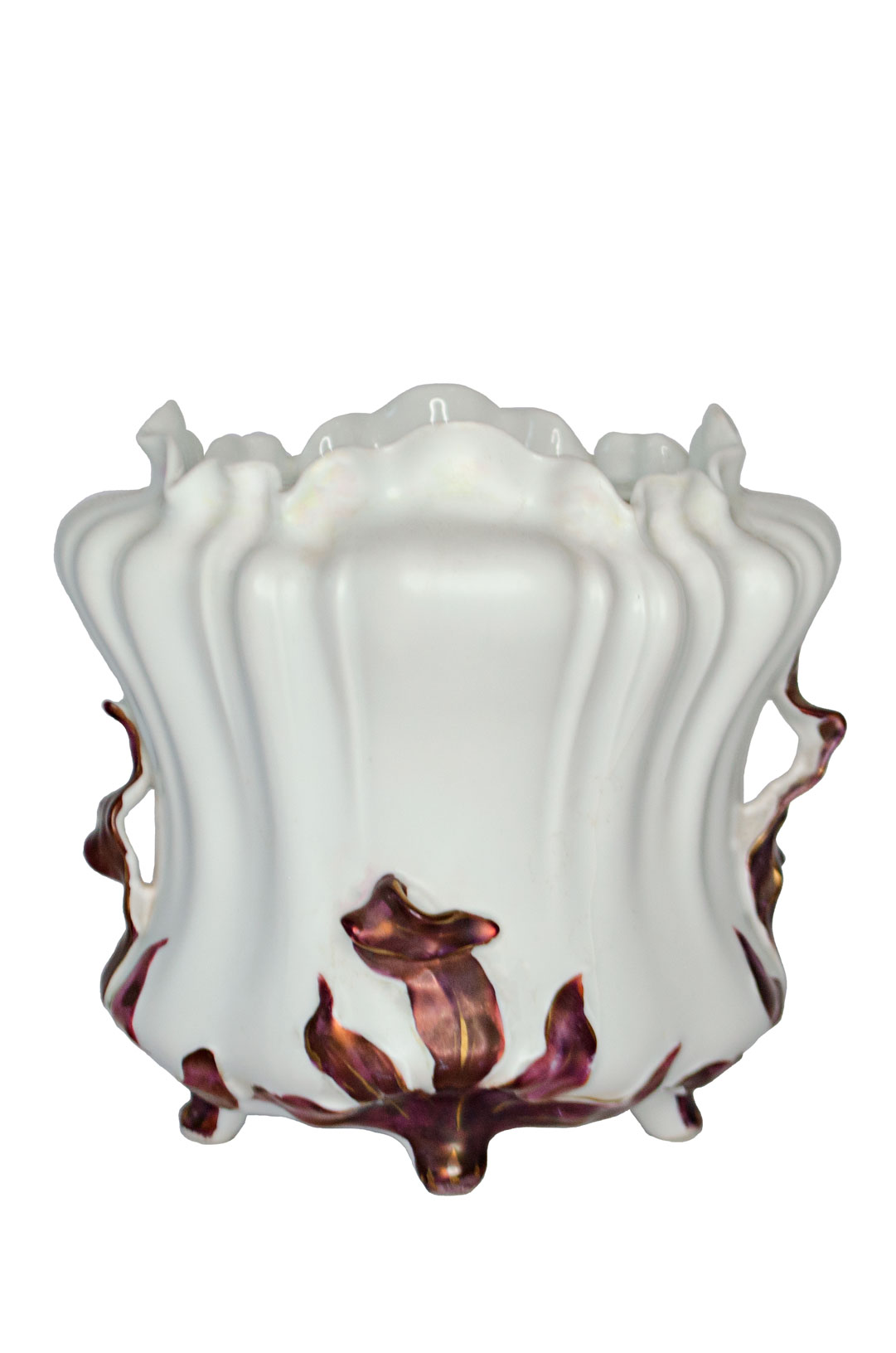 FLORERO DE PORCELANA R.S. PRUSSIA