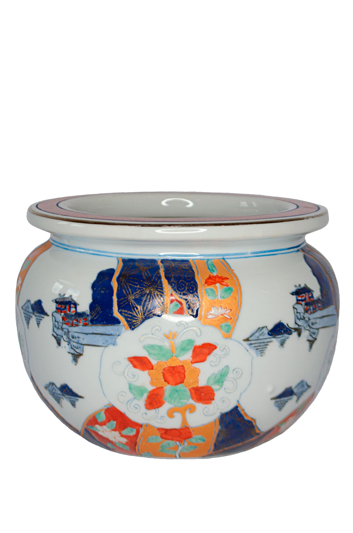 FLORERO DE PORCELANA MACAO
