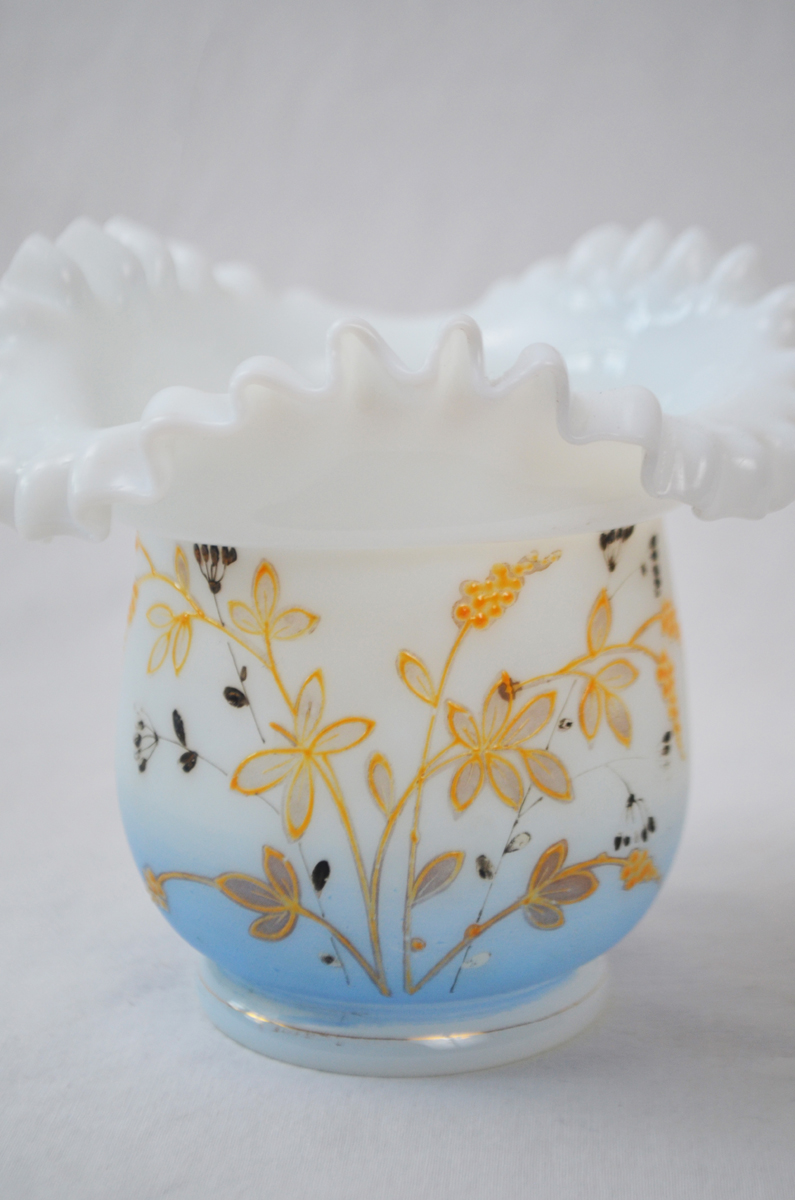 FLORERO DE CRISTALERÍA FENTON - Imagen 2