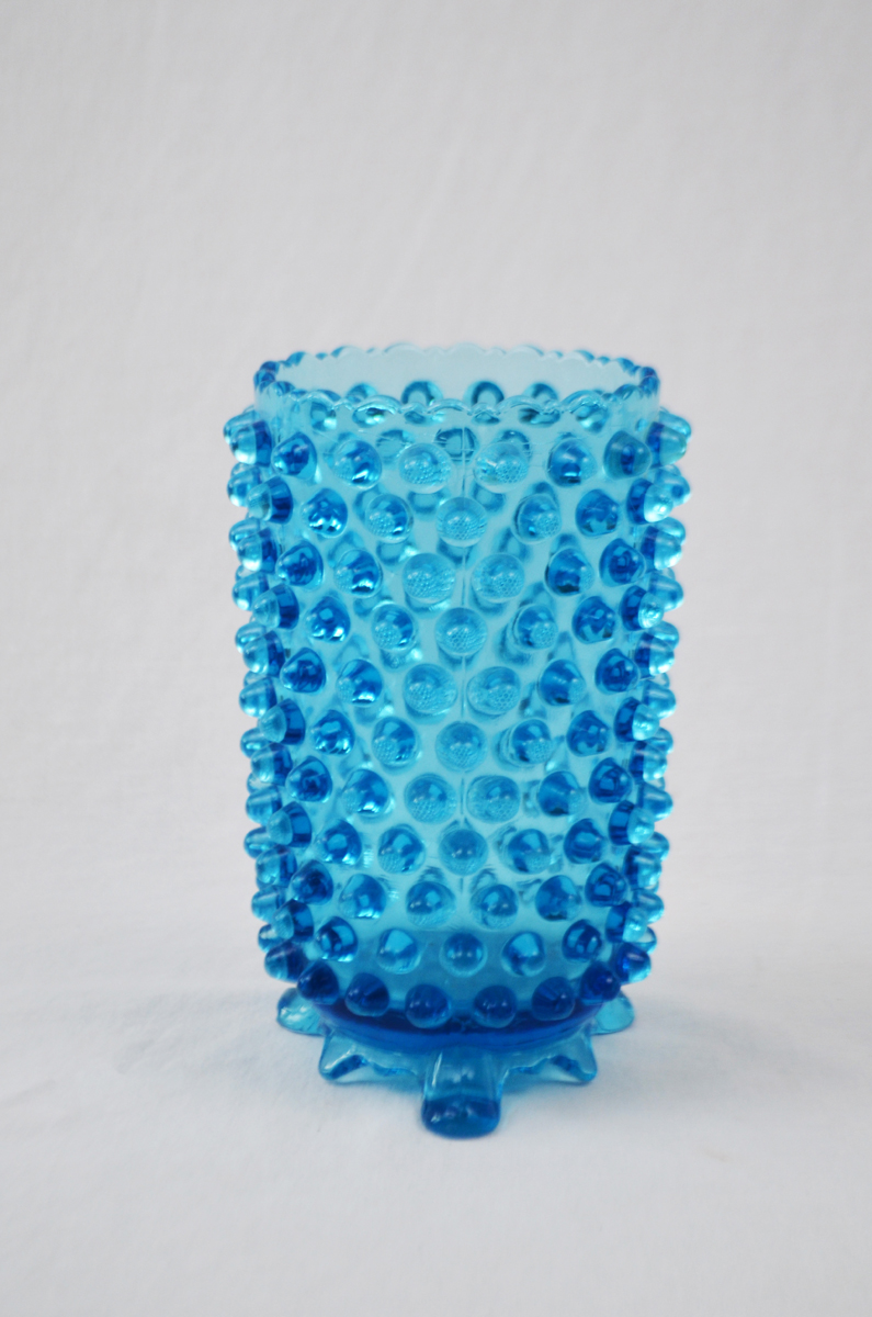 FLORERO DE CRISTALERÍA HOBNAIL FENTON - Imagen 2