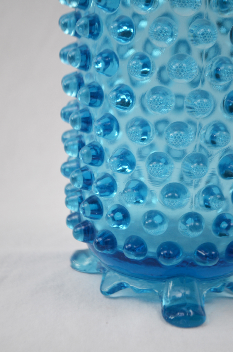 FLORERO DE CRISTALERÍA HOBNAIL FENTON - Imagen 3