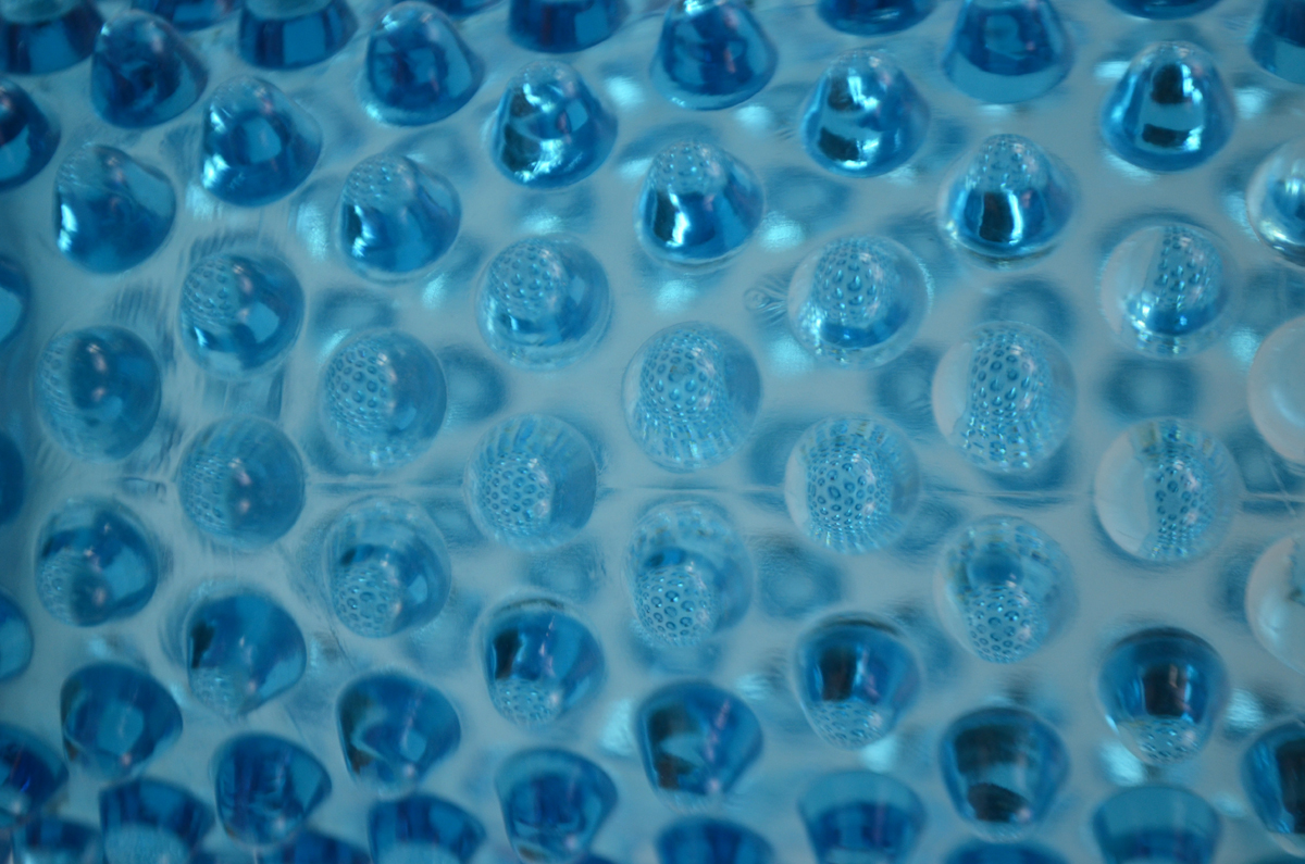 FLORERO DE CRISTALERÍA HOBNAIL FENTON - Imagen 4