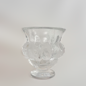 JARRÓN DE CRISTAL LALIQUE DAMPIERRE / FRANCIA